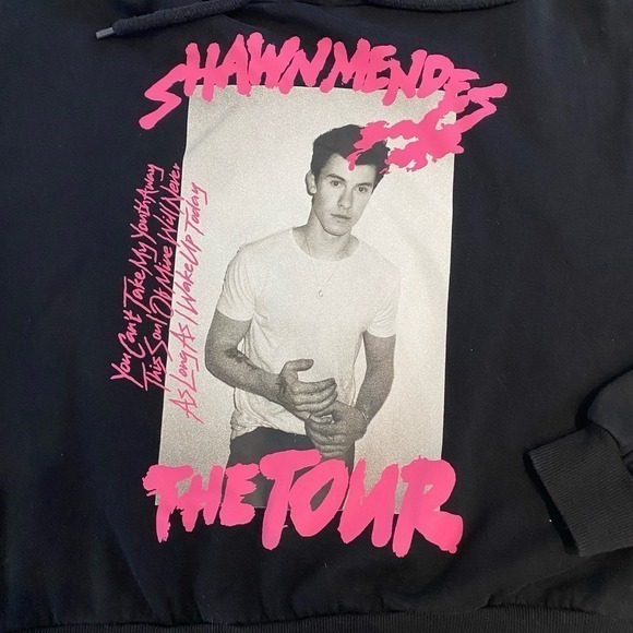 Shawn Mendes The Tour‎ Black Hoodie - Picture 3 of 7